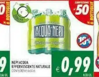 Supermercati Agorà Acqua Dei Nepi - Acqua Effervescente Naturale offerta