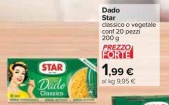 Dado Star classico o vegetale conf 20 pezzi 200 g