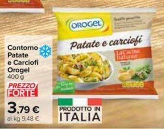 Contorno Patate e Carciofi Orogel 400 g