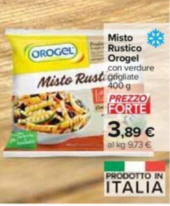 Carrefour Misto Rustico Orogel con verdure grigliate 400 g offerta