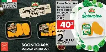 Carrefour Market Aia Linea Panati Filetti Di Pollo offerta