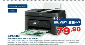 Euronics Epson Multifunzione C11CG304 offerta