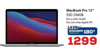 Euronics Apple Macbook Pro 13 offerta