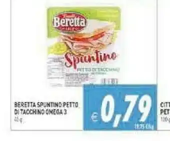 Gros Beretta Spuntino Petto Di Tacchino Omega 3 offerta