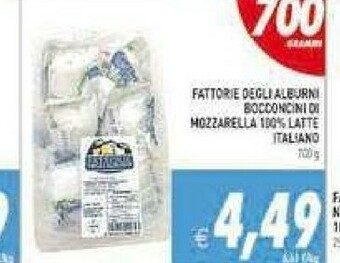 Gros Fattorie degli alburni Fior Di Latte 100 G(ml) offerta