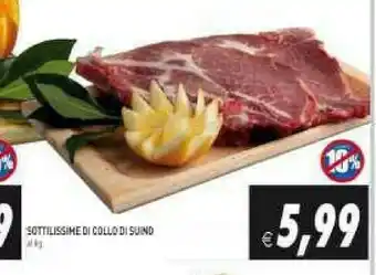 Gros Sottilissime Di Collo Di Suino offerta