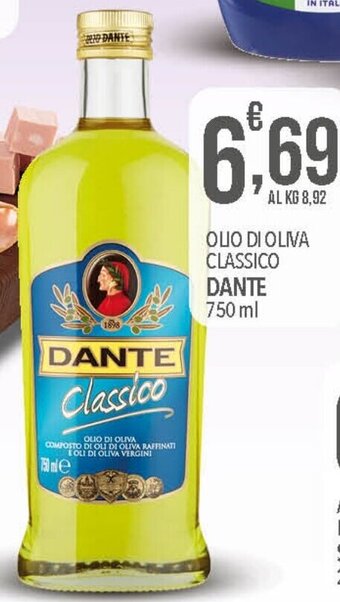 OLIO DI OLIVA CLASSICO DANTE 750 ml
