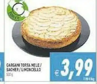 Gros Gargani Torta Mele/Sacher/Limoncello offerta