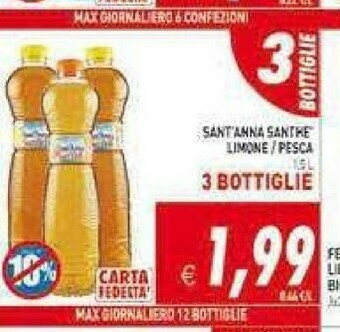 Gros Sant'anna SanThé Al Limone 1500 G(ml) offerta