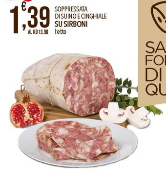 Iper Nonna Isa SOPPRESSATA DI SUINO E CINGHIALE SU SIRBONI offerta