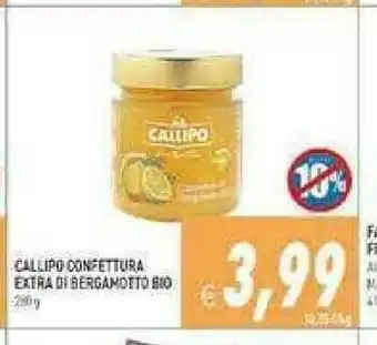 Gros Callipo Confettura Extra Di Bergamotto Bio 280 G(ml) offerta