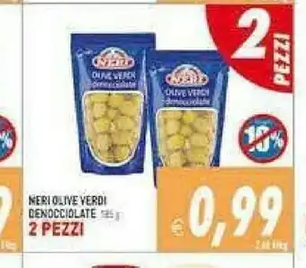 Gros Neri Olive Verdi Denocciolate 135 G(ml) offerta
