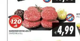 Iperfamily Il Bovino Adulto - Hamburger Bovino Adulto Skin 200 G(ml) offerta