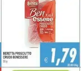 Iperfamily Beretta Prosciutto Crudo Benessere offerta