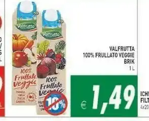 Valfrutta 100& Frullato Veggie Brik
