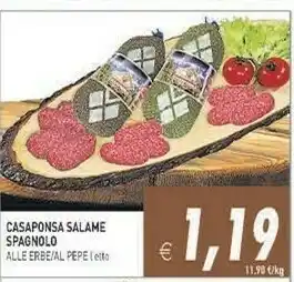 Iperfamily Casaponsa Salame Spagnolo offerta