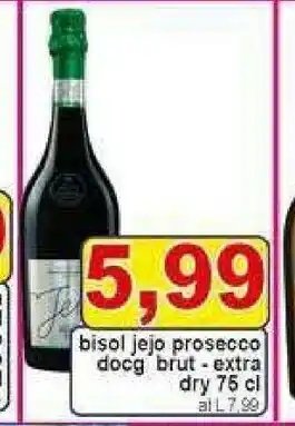 Gros Bisol Jejo Prosecco Docg Brut offerta