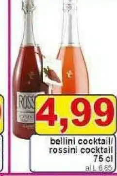 Bellini Rossini Cocktail