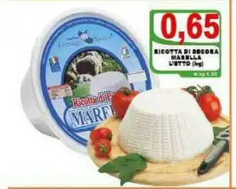 Gros Caseificio Formaggi Boccea Ricotta Di Pecora Marella offerta