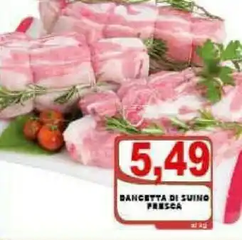 Gros Top Supermercati Pancetta Di Suino Fresca offerta
