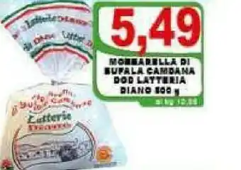 Gros Diano Mozzarella Di Bufala 500 G offerta