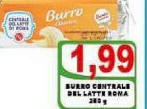 Gros Centrale del latte di roma Burro 250 G(ml) offerta