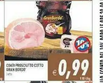 Pim Supermercati Coati Prosciutto Cotto Gran Bordo offerta