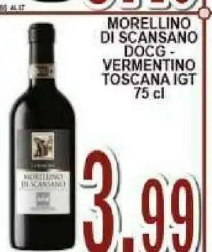 Sacoph Scansano Vino rosso offerta