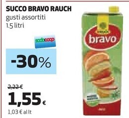 Coop Rauch succo bravo offerta