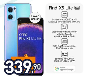 Unieuro Oppo Find X5 Lite 5G offerta