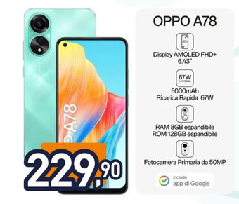 Unieuro OPPO A78 offerta