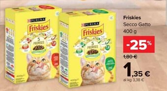 Carrefour Market Friskies Secco Gatto 400 g offerta