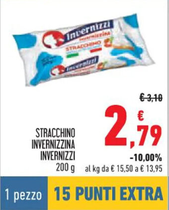 Conad STRACCHINO INVERNIZZINA INVERNIZZI 200 g offerta