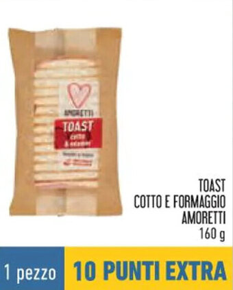 Conad TOAST COTTO E FORMAGGIO AMORETTI 160 g offerta