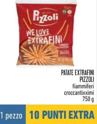 Conad PATATE EXTRAFINI PIZZOLI fiammiferi croccantixximi 750 g offerta