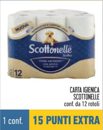 Conad CARTA IGIENICA SCOTTONELLE conf. da 12 rotoli offerta