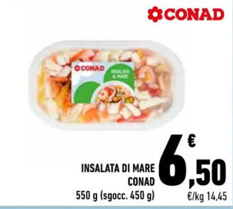 Conad INSALATA DI MARE CONAD 550 g (sgocc. 450 g) offerta