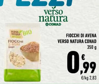 Conad FIOCCHI DI AVENA VERSO NATURA CONAD 350 g offerta
