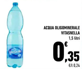 Conad ACQUA OLIGOMINERALE VITASNELLA 1,5 litri offerta