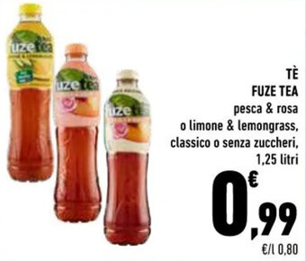 Conad TÈ FUZE TEA 1,25 litri offerta