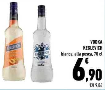 Conad VODKA KEGLEVICH bianca 70 cl offerta