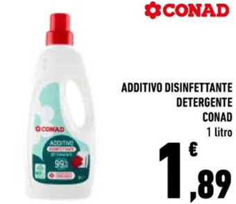 Conad ADDITIVO DISINFETTANTE DETERGENTE CONAD 1 litro offerta