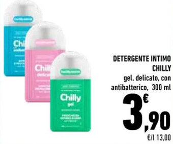 Conad DETERGENTE INTIMO CHILLY gel 300 ml offerta