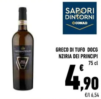 Conad GRECO DI TUFO DOCG NZIRIA DEI PRINCIPI 75 cl offerta