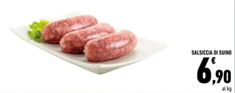 Conad SALSICCIA DI SUINO offerta