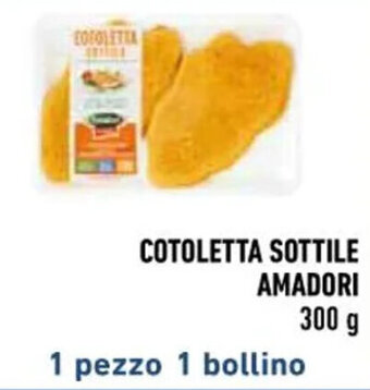 Conad COTOLETTA SOTTILE AMADORI 300 g offerta
