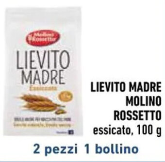 LIEVITO MADRE MOLINO ROSSETTO essicato, 100 g