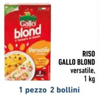 Conad RISO GALLO BLOND versatile, 1 kg offerta