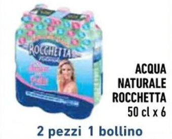 Conad ACQUA NATURALE ROCCHETTA 50 cl x 6 offerta