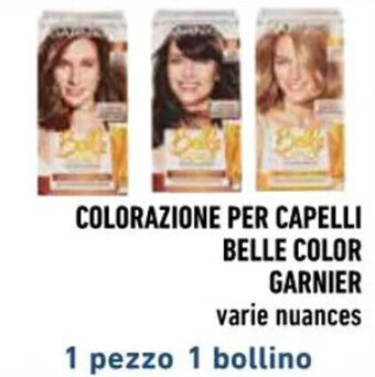Conad COLORAZIONE PER CAPELLI BELLE COLOR GARNIER offerta